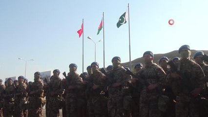 Azerbaycan'da "Üç Kardeş 2021" tatbikatının kapanış töreni düzenlendi