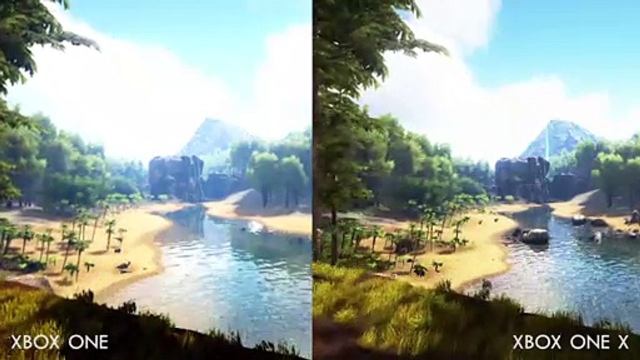 ARK Survival Evolved: Comparación Gameplay: Xbox One vs. Xbox One X