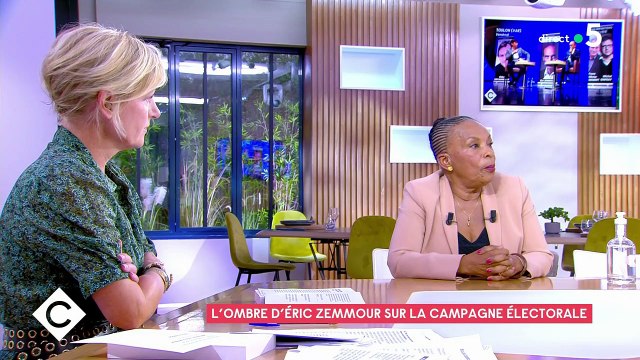 Christiane Taubira : On entend trop Eric Zemmour dans les médias !