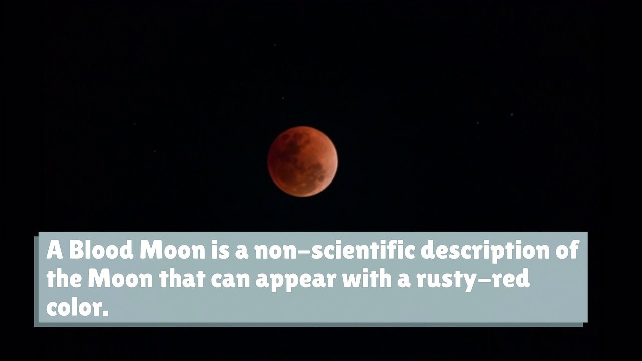 What's a Blood Moon?