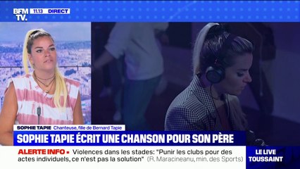 "J'avais tellement peur de regretter de ne pas le faire": Sophie Tapie consacre une chanson à son père