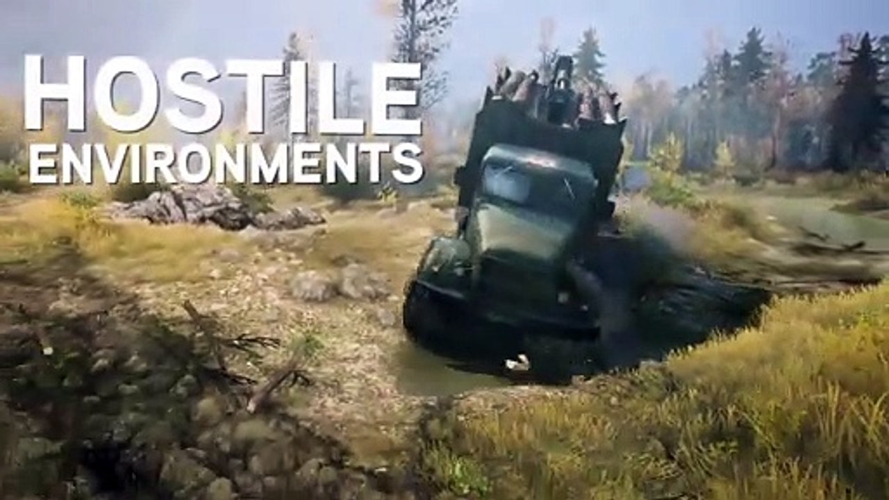 Spintires MudRunner: Tráiler Gameplay