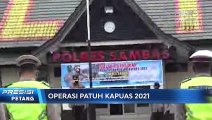 Kapolres Sambas Pimpin Apel Gelar Pasukan Operasi Patuh Kapuas 2021