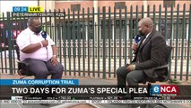 Correctional Services speaks outside court on Zuma trial