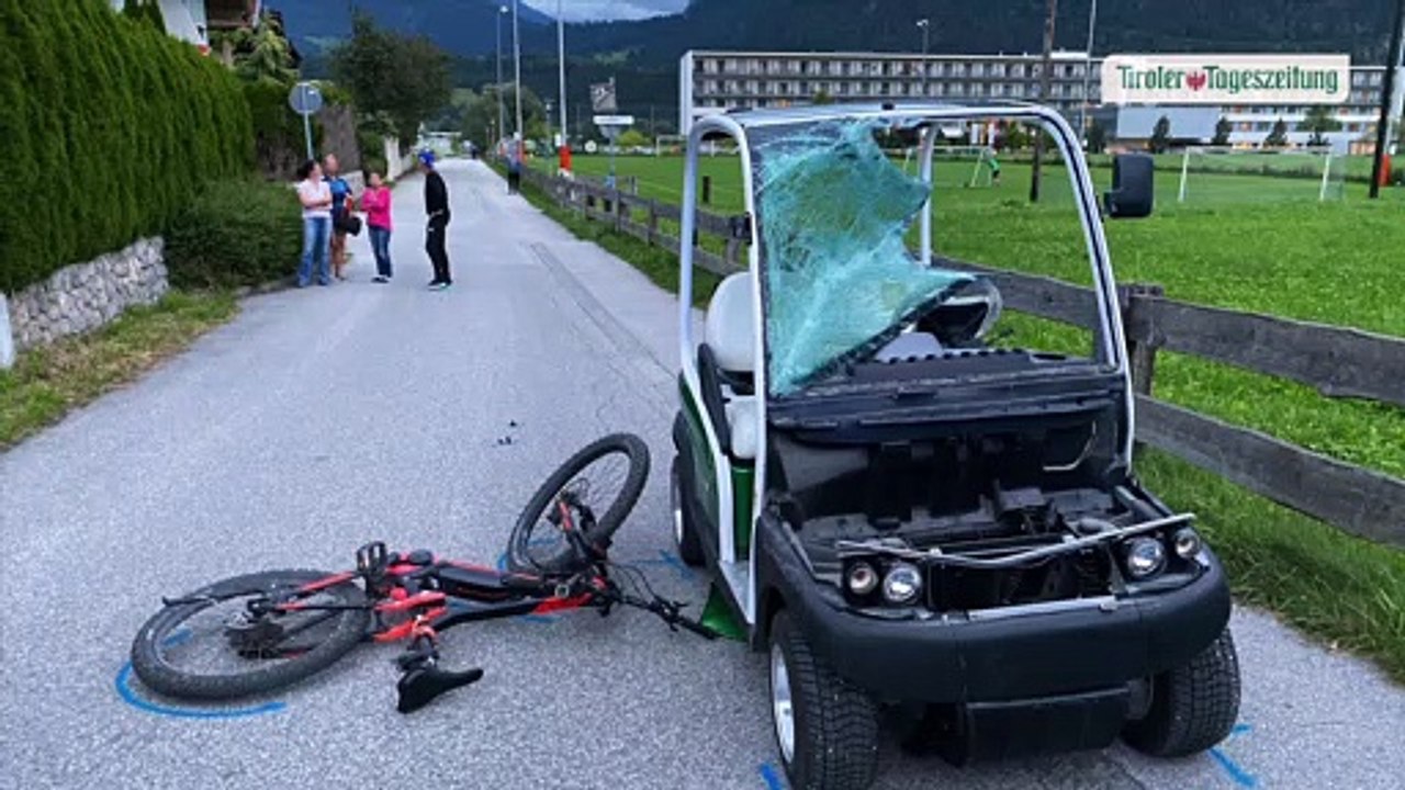 Betrunkener Golfwagen-Fahrer prallte mit E-Biker in Münster zusammen