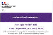 Journée des paysages du 7 septembre 2021 - Paysages horizon 2030