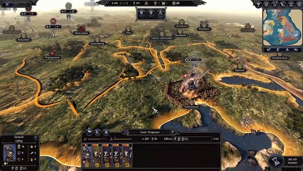 Política e intriga de Total War: Thrones of Britannia. Vídeo