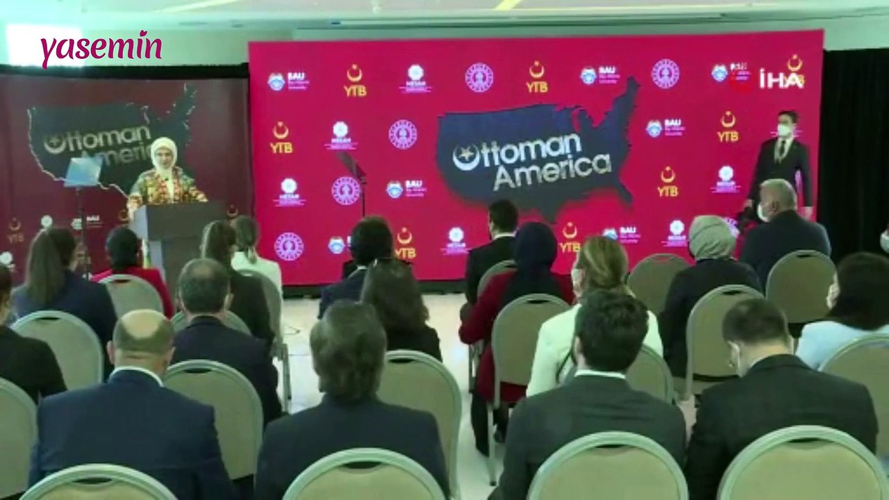 “Osmanlı’nın Amerika’sı” belgesel filmine Emine Erdoğan'ın konuşması damga vurdu!