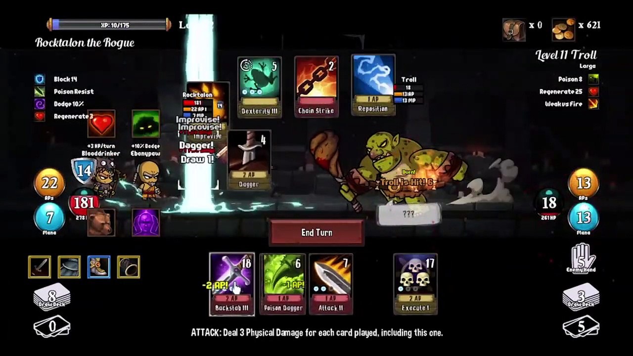 Cartas y mazmorras. Tráiler de Monster Slayers