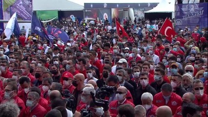 Azerbaycan Ulaştırma, Haberleşme ve Yüksek Teknolojiler Bakanı Rashad Nabiyev, TEKNOFEST açılışında konuştu