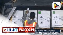 Kabuuang bilang ng Covid-19 vaccines sa bansa, aabot na sa 100-M doses sa Oktubre; Magandang epekto ng bagong Alert level system sa NCR, ikinatuwa ng MMDA