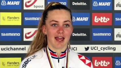 Championnat du monde sur route 2021 - CLM - Juniors - Zoe Backstedt, 2nd for 11 ": "I'm not disappointed not to be first and happy with the silver medal"
