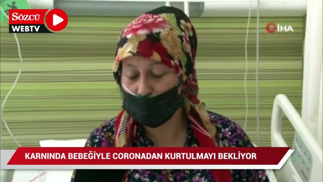 Aşı yaptırmayan hamile kadın hem çocuğunun hem de kendi sağlığının düzelmesi için tedavi görüyor