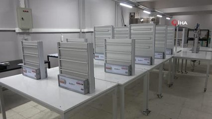 Fabrika gibi çalışan lise şimdi de deney seti üretiyor