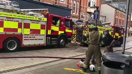 Fire in Wellingborough town centre