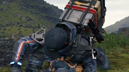 Video gameplay de Death Stranding centrado en la exploración