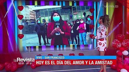 Diego Merritt estuvo dedicando canciones por el Día del Amor en la plaza San Francisco