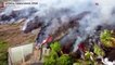 Canary Islands: Houses and crops are threatened by the lava flow.
