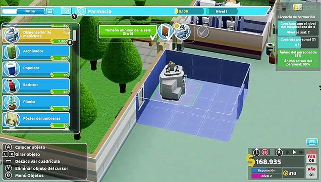 Vídeo gameplay de Two Point Hospital en Switch, ¡así se juega en consolas!