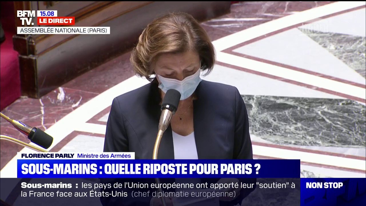 Sous-marins: pour Florence Parly, "il y a de la part des États-Unis, une volonté de monter en puissance dans l'escalade, la confrontation avec la Chine"