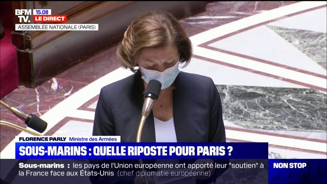 Sous-marins: pour Florence Parly, il y a de la part des États-Unis, une volonté de monter en puissance dans l'escalade, la confrontation avec la Chine