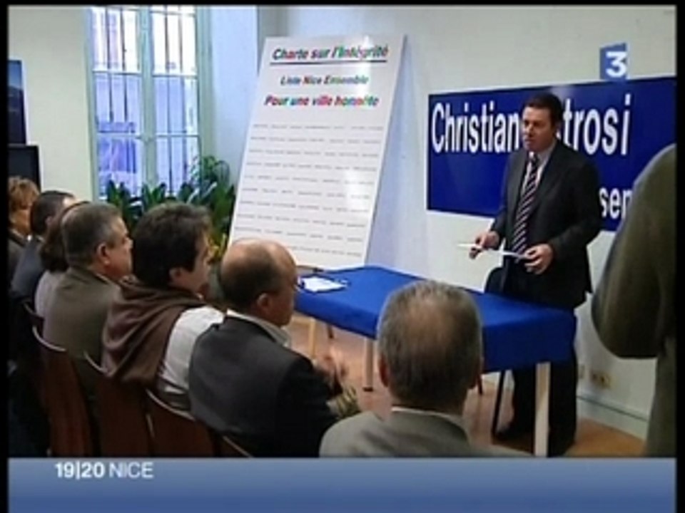 France 3 Christian Estrosi Charte Intégrité