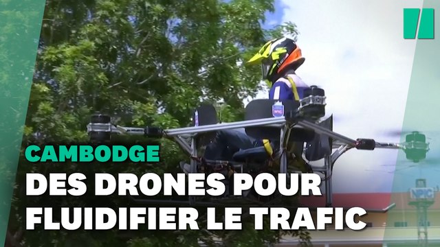 Ces étudiants cambodgiens ont conçu un drone pour transporter des humains