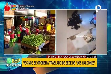 SJL: vecinos protestan para evitar retiro de puesto policial “Los Halcones”