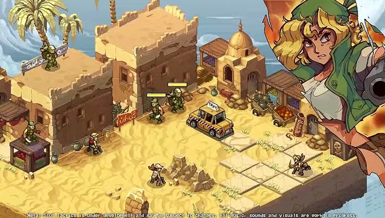 Tráiler de anuncio de Metal Slug Tactics, un RP...