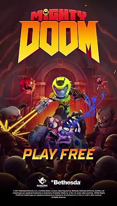 Tráiler de Mighty DOOM, una desenfadada adaptación a móviles del shooter de id Software y Bethesda