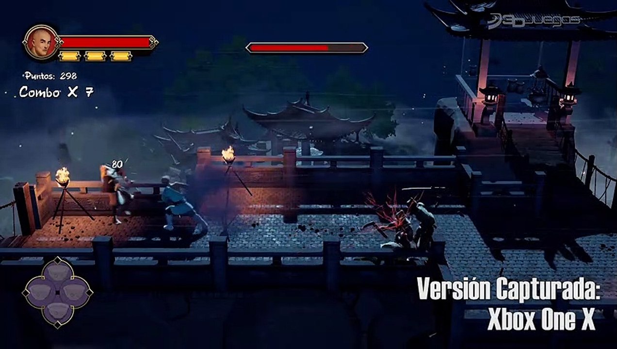 Artes marciales, poderes místicos y golpes Kung-Fu en nuestro gameplay de 9 Monkeys of Shaolin