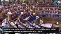 Bronca en el Congreso al ser expulsado un diputado de Vox por llamar «bruja» a una diputada del PSOE