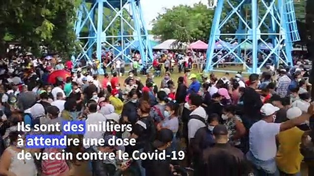 Vaccins anti-Covid: longues files d'attente au Nicaragua et en Bolivie