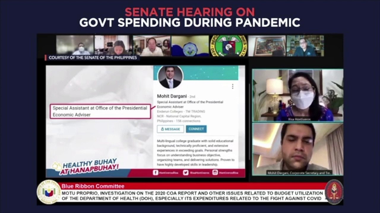 Pharmally exec denies working for gov’t, but hi...