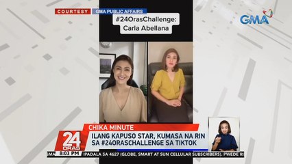 Ilang Kapuso star, kumasa na rin sa #24OrasChallenge sa TikTok | 24 Oras