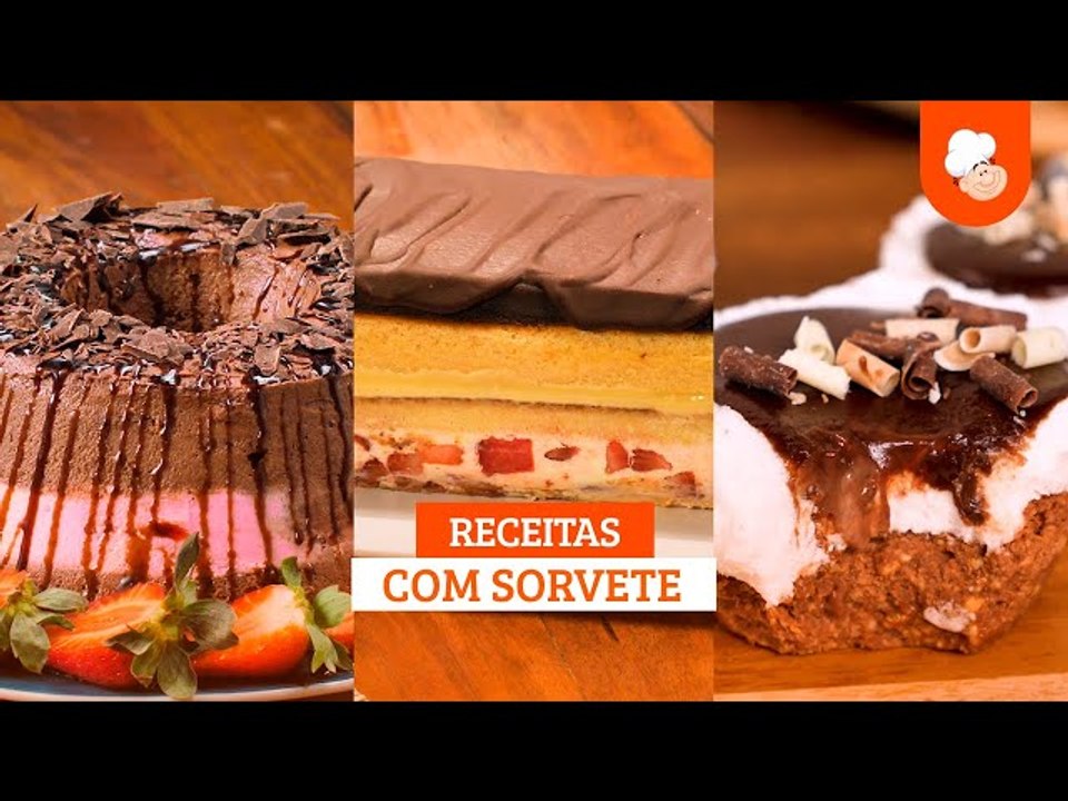 Receitas com sorvete