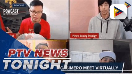 Donaire and Casimero meet virtually | via Khay Asuncion