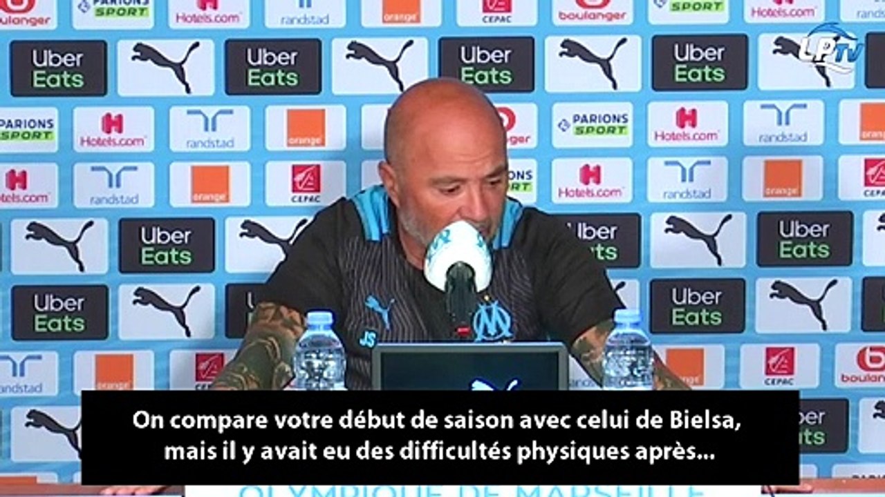 OM : La réponse de Sampaoli aux comparaisons av...