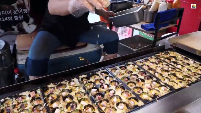 Amazing Skill of Korean Street Food Maker | Korean Street Food | 130 breads completed at an amazing speed!!