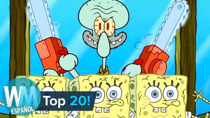 ¡Top 20 Capítulos sorpresivamente OSCUROS en Caricaturas!