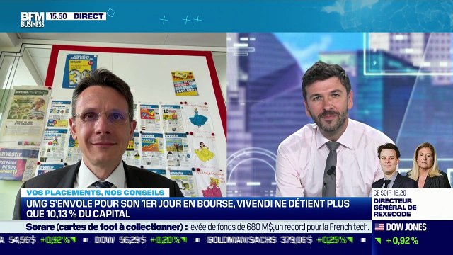 François Monnier (Investir) : UMG s'envole pour son premier jour en Bourse, Vivendi ne détient plus que 10,13% du capital - 21/09