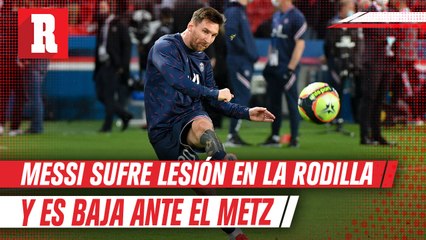 PSG: Lionel Messi sufre lesión en la rodilla izquierda y es baja ante el Metz