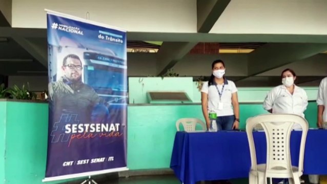 Motoristas de ônibus também recebem a atenção na Semana Nacional do Trânsito