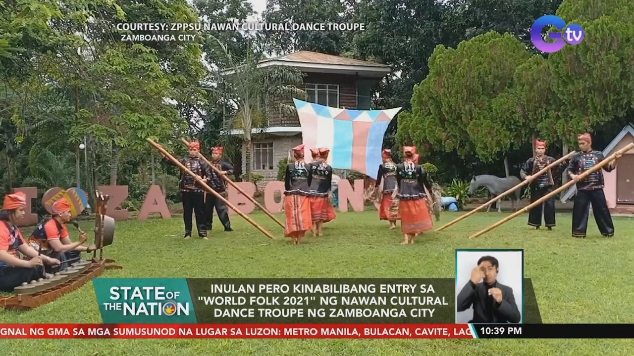 Inulan pero kinabilibang entry sa "World Folk 2021" ng Nawan Cultural Dance Troupe ng Zamboanga City | SONA