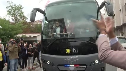 İYİ Parti Genel Başkanı Akşener, Çatalca'da ziyaretlerde bulundu