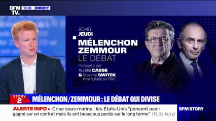 Download Video: Adrien Quatennens (LFI) sur Mélenchon-Zemmour: 