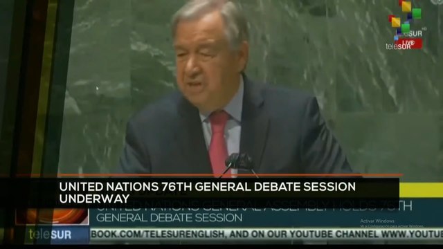 FTS 12:30 21-09: United Nations 76th General Debate Session underway