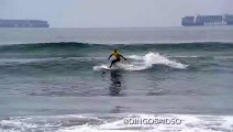 Kelly Slater and Josh Kerr Try Out the Old Over Under