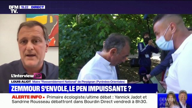 Louis Aliot (RN) sur Eric Zemmour: Ça fait longtemps que je lui tends la main