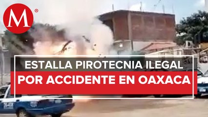 Cohetería ilegal estalla durante funeral de líder asesinado en Oaxaca